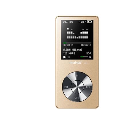 Gold Farbe 16g Mahdi Metall MP3 Player Verlustfreie HiFi MP3 Musik