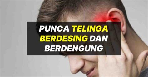 Ini Punca Kenapa Telinga Berdesing Dan Berdengung