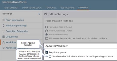 Set Up An Approval Workflow