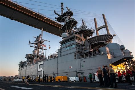 Sailors And Marines Arrive In Middle East Aboard Uss Bataan Uss