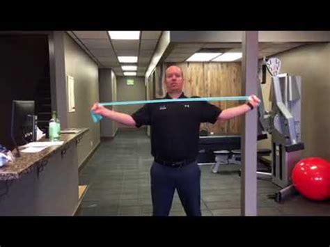 Advanced Rotator Cuff Strengthening Exercise Using a Resistance Band | Pro Physio - YouTube