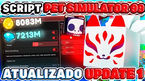 UPDATE 1 EXECUTOR ATUALIZADO E SCRIPT PET SIMULATOR 99 Pra CELULAR