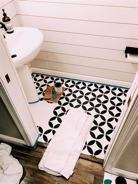 How I Painted My Bathroom Tile Diy