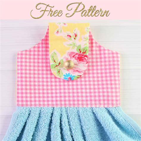 Free Hand Towel Pattern Easy Topper For Hanging Treasurie