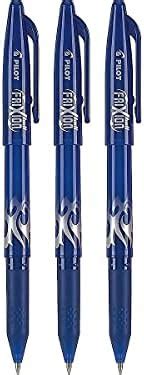 Pilot Frixion Ball Lx Erasable Gel Pen Fine Point Blue Ink Black