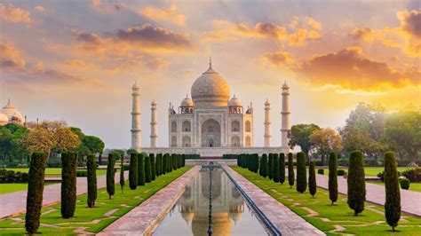 Taj Mahal In Agra Uttar Pradesh India Bing Gallery