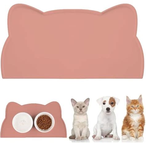 Tapis Gamelle Chien Et Chat 47 X 26 CM Tapis Antiderapant Dessous