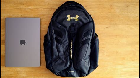 Under Armour Hustle Pro Storm Contender Quick Look Perfect Inexpensive Tech Backpack Youtube