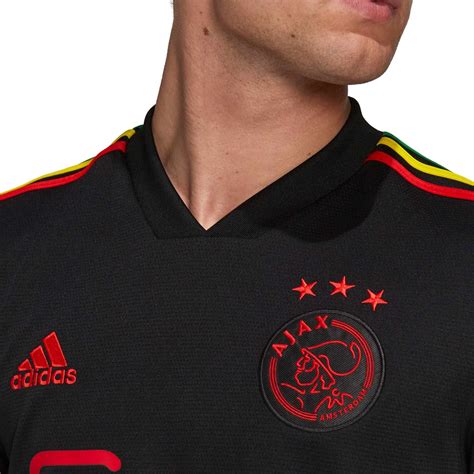 Camiseta Adidas A Ajax Negra Futbolmania