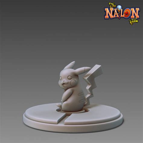 3D Printable Pikachu FREE STL By Nailon Realm