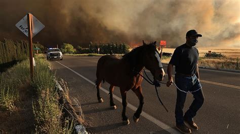 California Firefighters Make Significant Progress Against Wildfire East Of San Francisco Bay