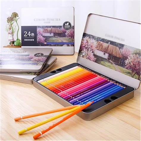 Amazon.com: ZLXDP Colors Colored Pencils Pastel Sketching Bright ...