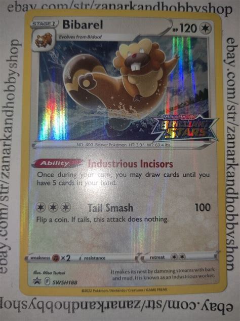 Pokemon Bibarel SWSH188 Black Star Promo NM EBay