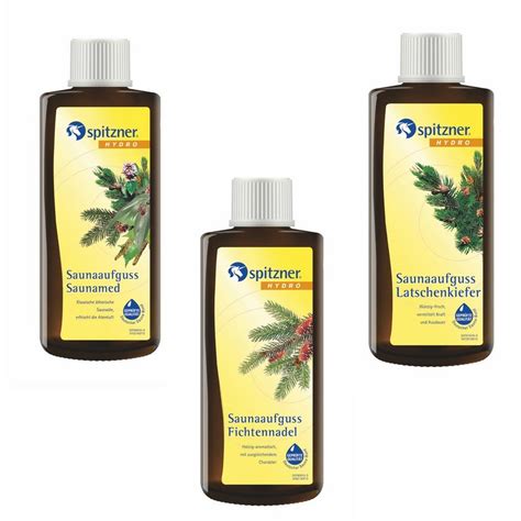 Spitzner Sauna-Aufgussset Spitzner Saunaaufguss Saunamed Fichtennadel ...