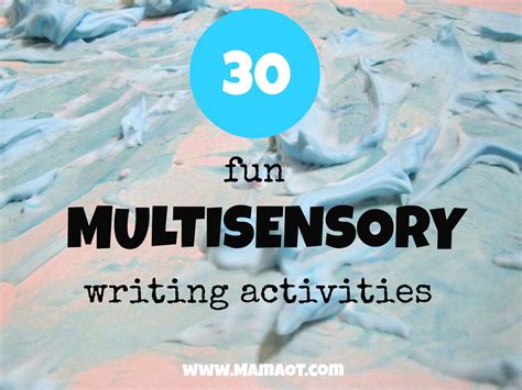 30 Fun Multisensory Writing Activities Multisensory Writing