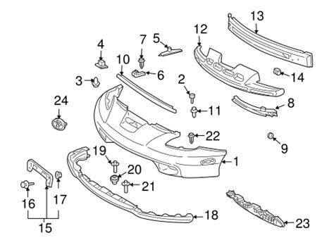 Genuine OEM BUMPER COMPONENTS FRONT Parts For 2002 Toyota Celica GT