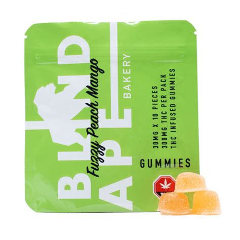 Blind Ape Gummies Peach Mango Mg Kush Capital