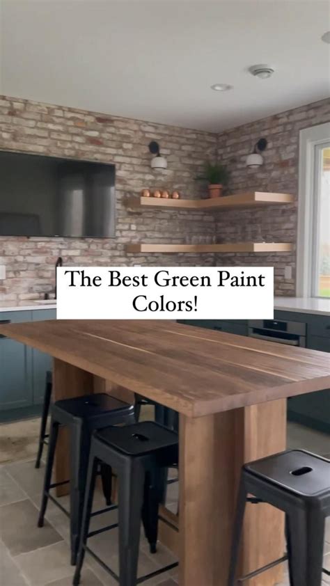 The Best Green Paint Colors | Home interior design, Paint colors, Green ...