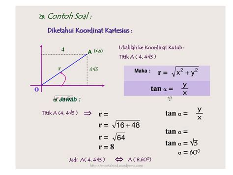 Contoh Soal Koordinat Kartesius Kelas Dan Penyelesaiannya Soal