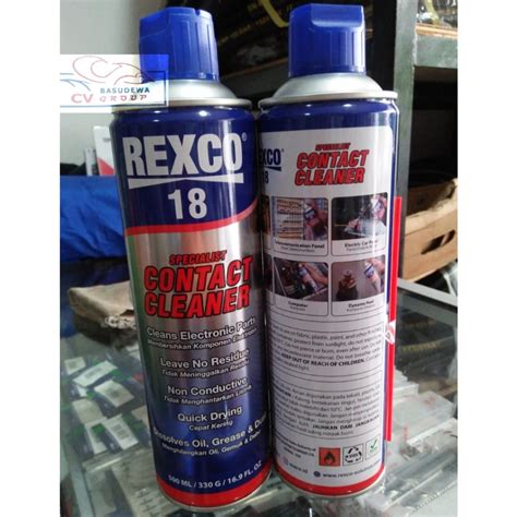 Jual Rexco Contact Cleaner Ml Pembersih Elektrik Shopee