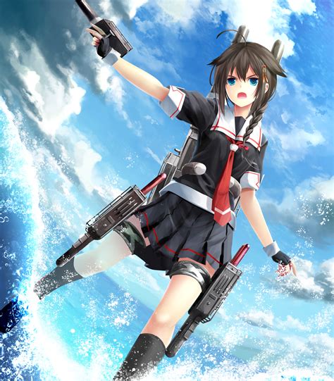 艦隊これくしょん 艦これ 時雨 Kantai Collection Shigure 1472 A 壁紙 厳選アニメ壁紙 アルチビオ Anime Wallpaper