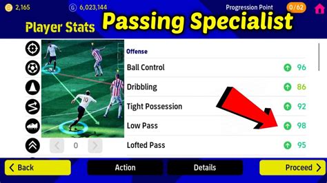 This Is Passing Specialist 98 Low Pass 95 Lofted Pass 96 Ball Control