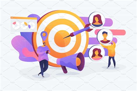 Target Audience Concept Vector People Illustrations Creative Market