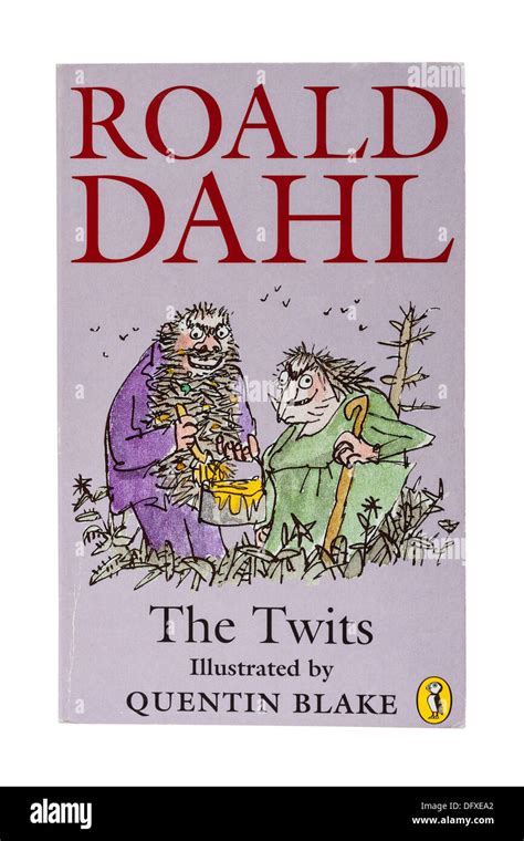 A Roald Dahl childrens book called The Twits on a white background Stock Photo: 61432954 - Alamy