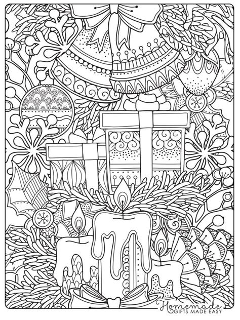 71 Free Christmas Coloring Pages For Adults In 2025 Happier Human