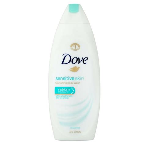 Dove Body Wash Sensitive Skin Unscented 22 Ounce 650ml 2 Pack