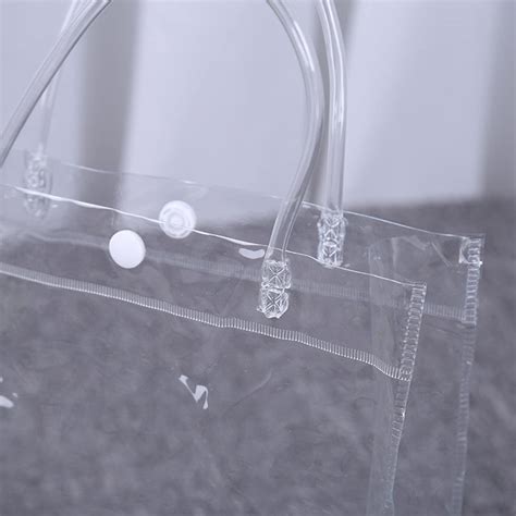 X Clear Pvc Wedding Plastic Favor Bags With Handle And Etsy