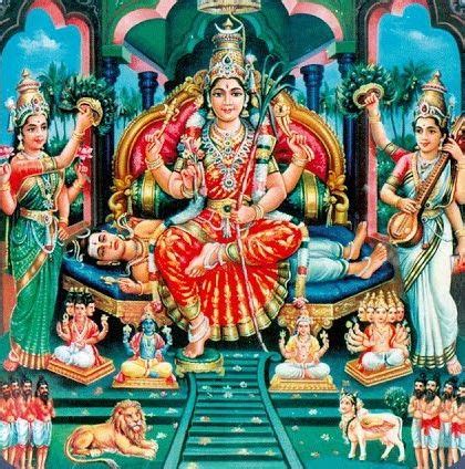 Lalita Tripura Sundari Goddess Artwork Shakti Goddess God Off