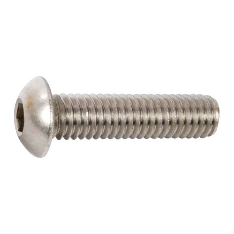 1 4 20 X 1 2 18 8 Stainless Steel USS Button Socket Head Cap Screw