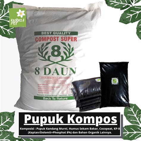 Jual Pupuk Kompos Super Organik Kemasan Praktis 1 Kg Shopee Indonesia