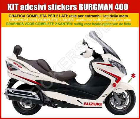 Stickers Moto Motorcycle Suzuki Burgman Vinyl Decal