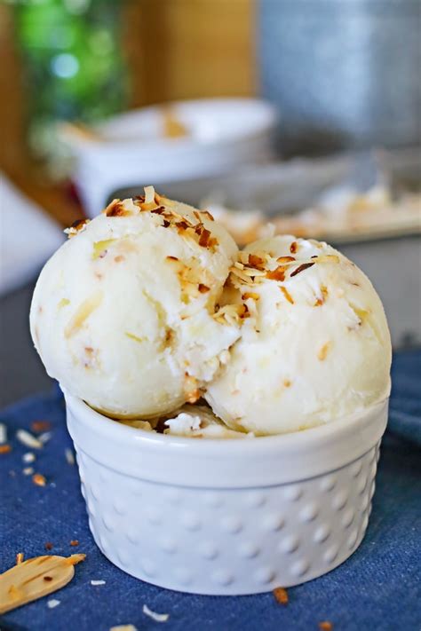 Toasted Coconut Frozen Yogurt Recipe Girl