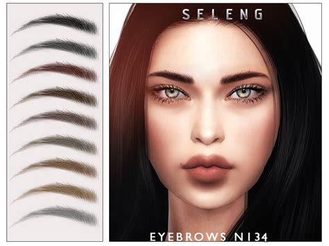 Sims Eyebrows N By Seleng The Sims Book