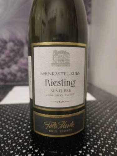 Peter Mertes Bernkastel Kues Riesling Sp Tlese Vivino Us