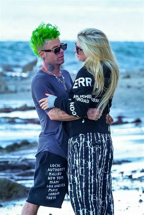 AVRIL LAVIGNE and Mod Sun Out at a Beach in Malibu 04/28/2021 – HawtCelebs