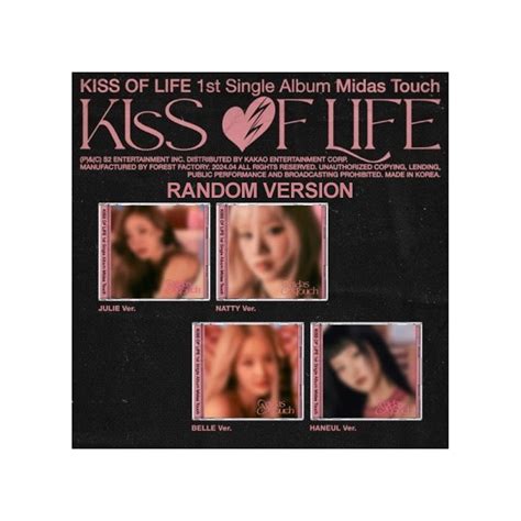 Kiss Of Life St Single Album Midas Touch Jewel Set