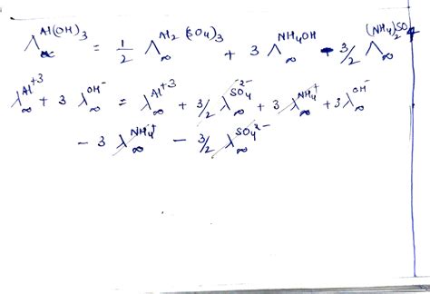 From The Following Molar Conductivities At Infinite Dilution Calculate