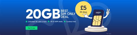 Best Sim Only Deals Unlimited Data Plans Lyca Mobile Uk