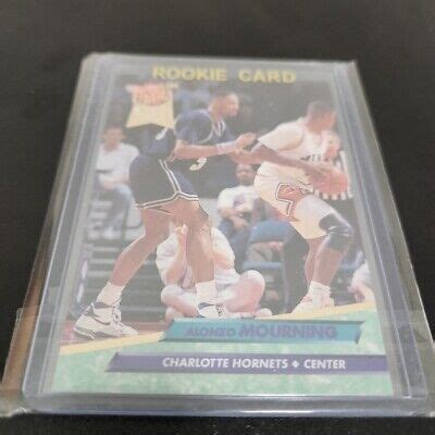 1992 93 Fleer Ultra Alonzo Mourning 193 Rookie Basketball Card RC