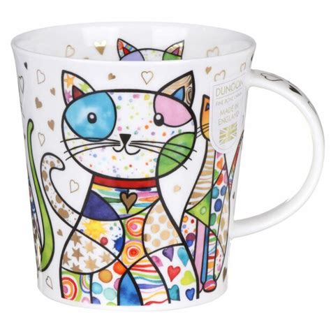 Dunoon Blingers Cat Lomond Shape Mug Great British Brands Usa