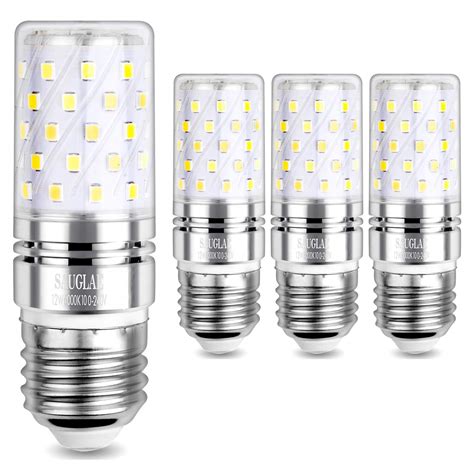 Sagel E26 Led Corn Bulbs 12w 100w Incandescent Bulbs Equivalent 6000k Cool White Non Dimmable