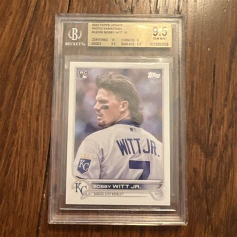 Bobby Witt Jr 2022 Topps Update Sp Mullet Image Variation Rc Us100