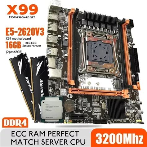 Kit Placa M E Kllisre X Xeon E V Gb Mhz