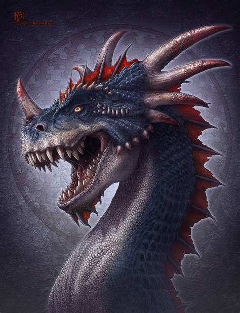 Bloodhorn Dragon By Kerembeyit On Deviantart