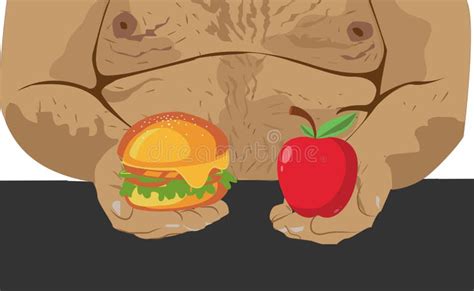 Healthy Food Vs Junk Food Stock Illustrations 394 Healthy Food Vs