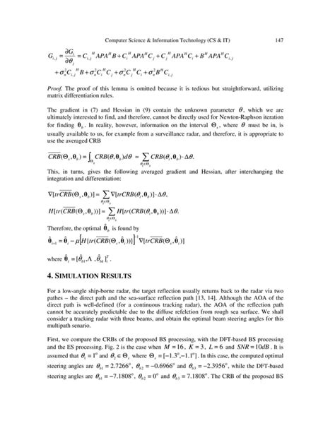 Optimal Beam Steering Angles Of A Sensor Array For A Multiple Source